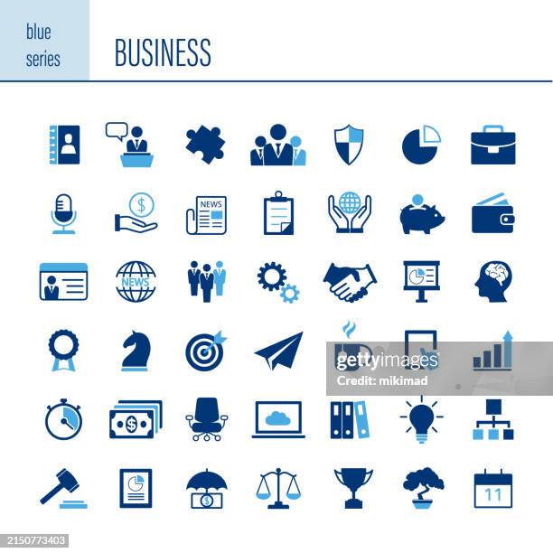 bildbanksillustrationer, clip art samt tecknat material och ikoner med business icon set. flat design. vector. illustration. - företagande
