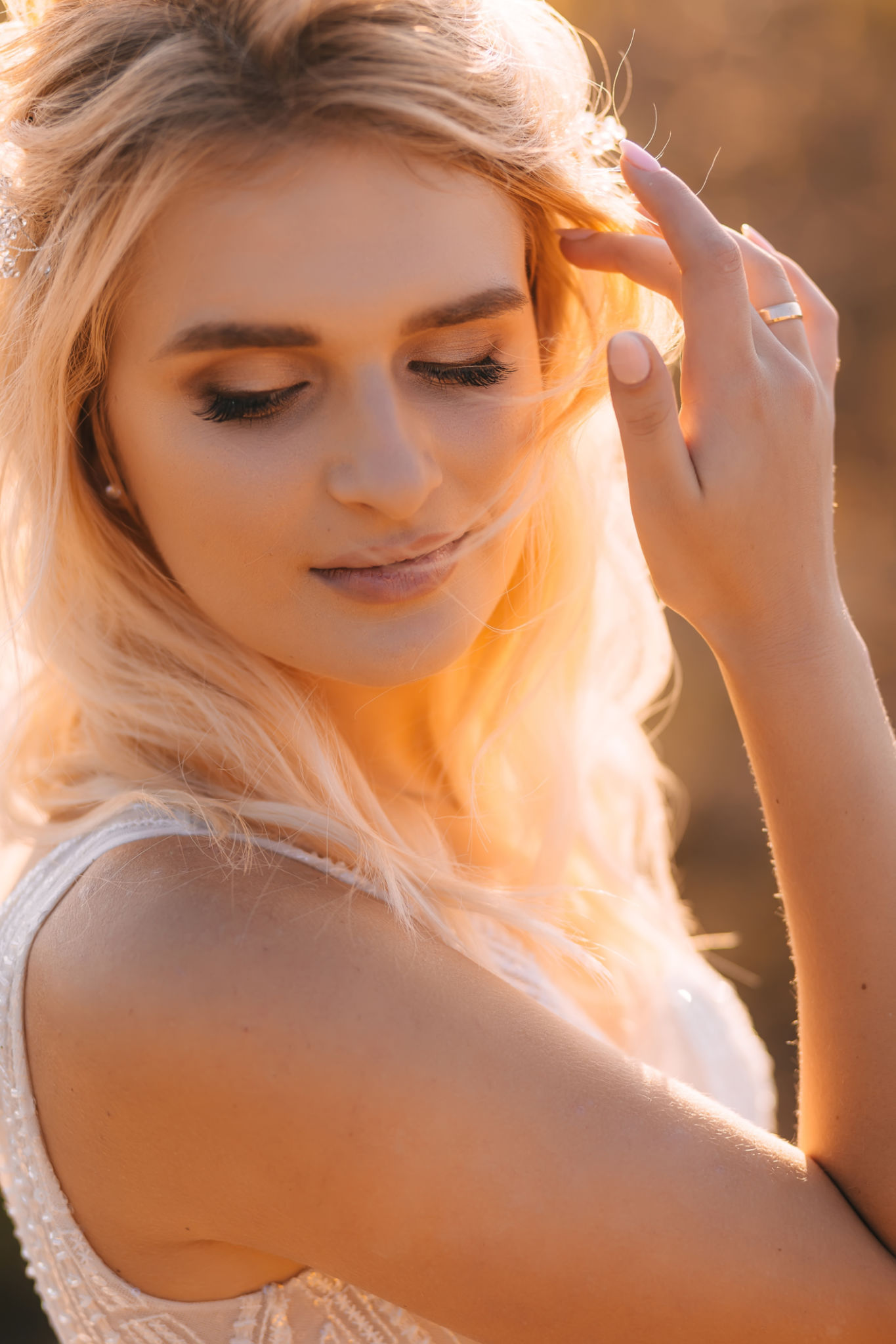 sunkissed bride