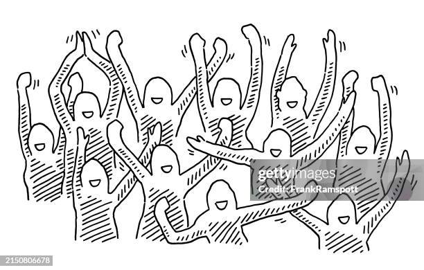830 Person Cheering Drawing Stock Photos, High-Res Pictures, and Images ...