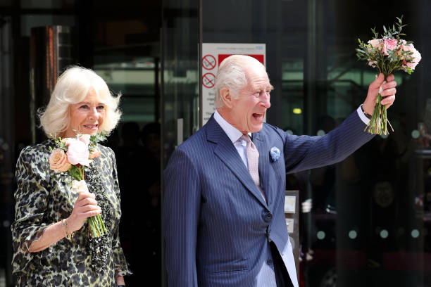GBR: King Charles III And Queen Camilla Visit University College Hospital Macmillan Cancer Centre