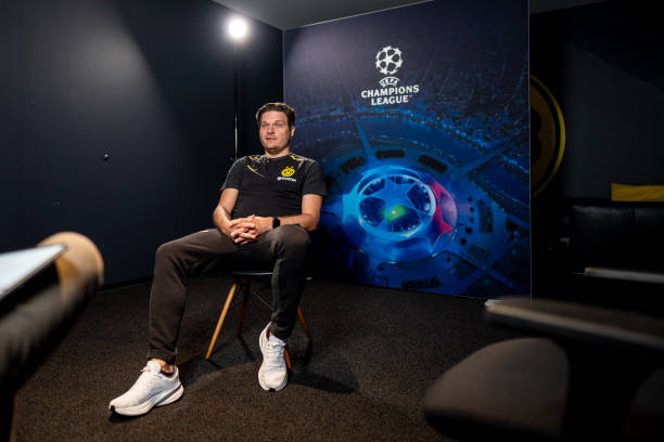 DEU: Borussia Dortmund Training And Press Conference - UEFA Champions League 2023/24