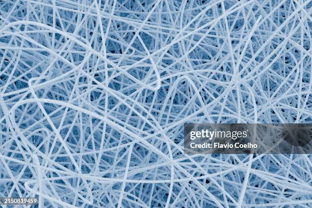 nanofiber close-up - polimeros - fotografias e filmes do acervo