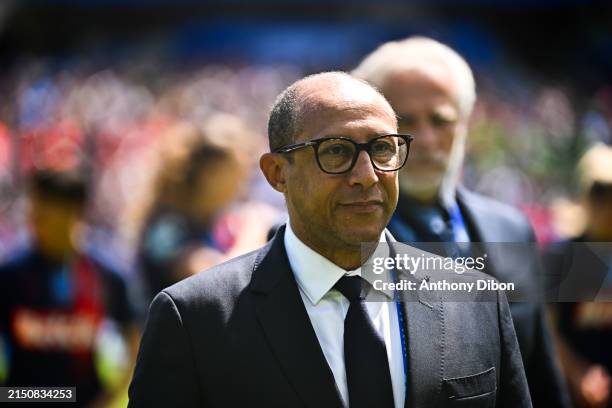 Philippe DIALLO president of FFF prior the French Women's Cup Final match between Paris and Fleury at Stade de la Mosson on May 4, 2024 in...