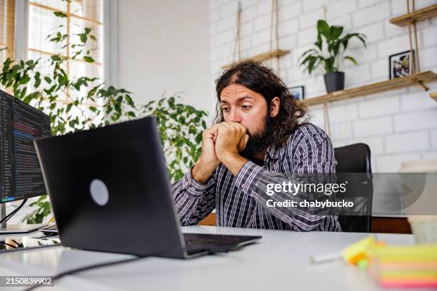 Computer Programming Frustration Image 59 Unhappy Programmer Stock Photos, High-Res Pictures, and Images ...