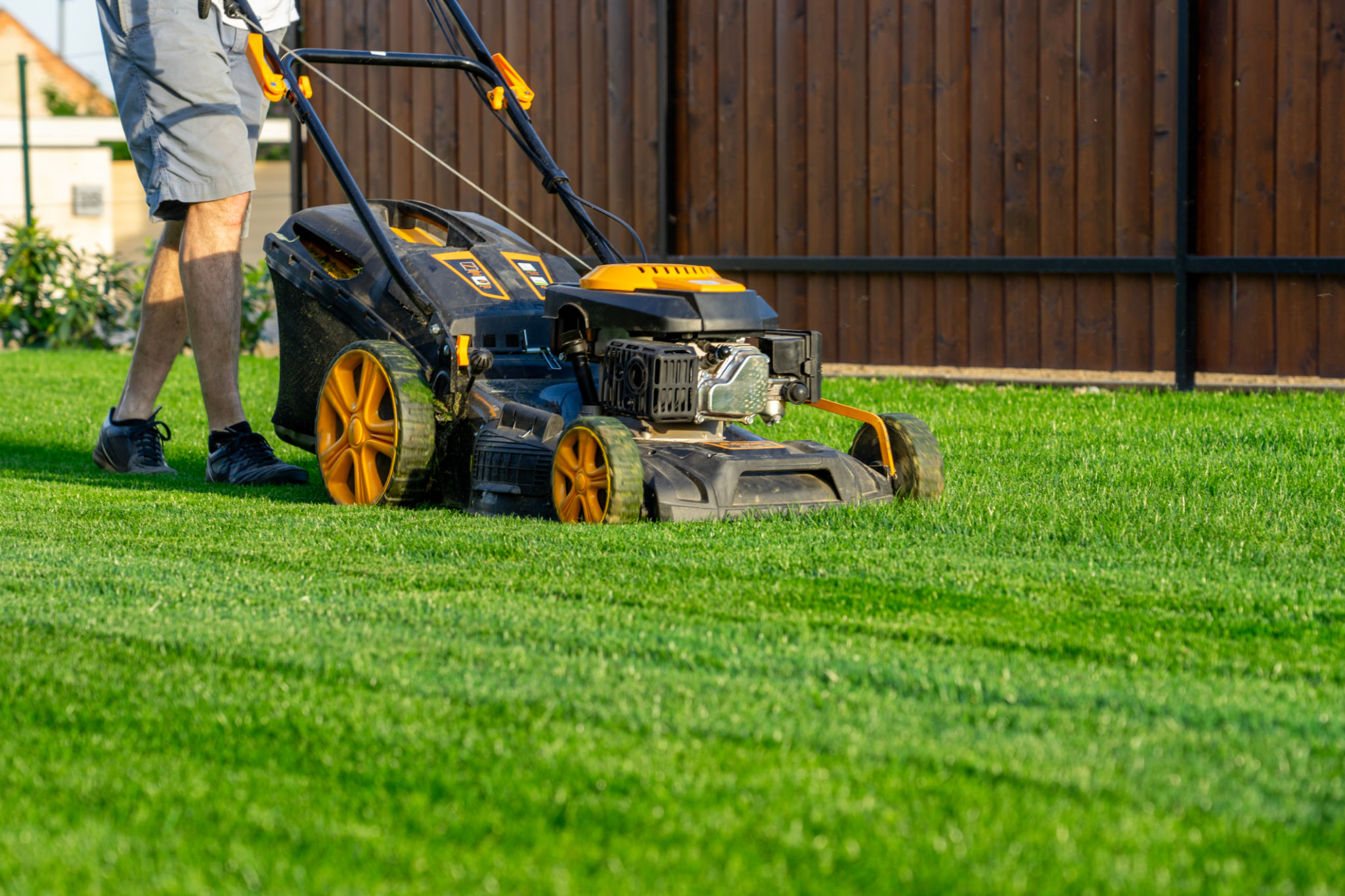 lawn mowing