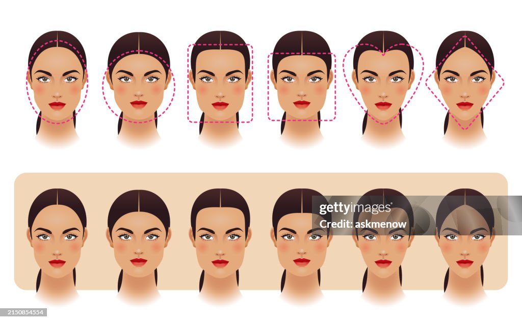 Face Shapes High-Res Vector Graphic - Getty Images