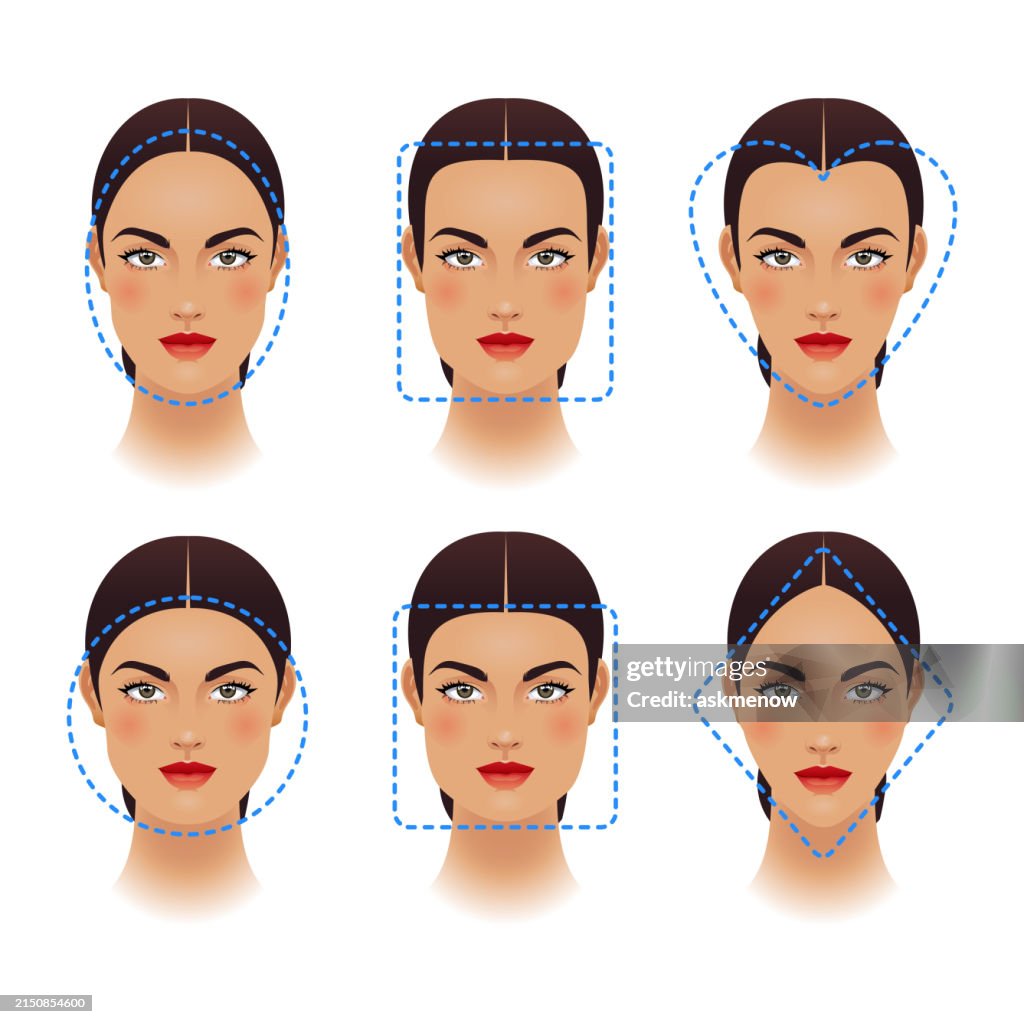 Face Shapes High-Res Vector Graphic - Getty Images