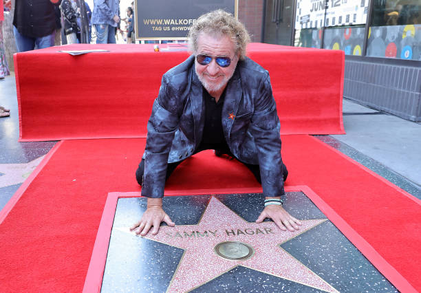 CA: Sammy Hagar Honored With Star On The Hollywood Walk Of Fame