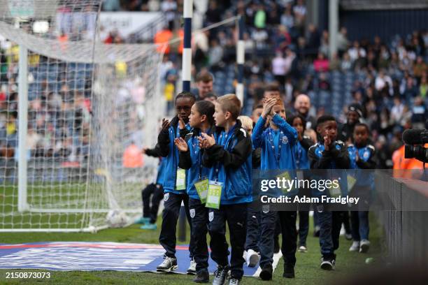 West Bromwich Albion Under 8s during the Sky Bet Championship match between West Bromwich Albion and Preston North End at The Hawthorns on May 4,...