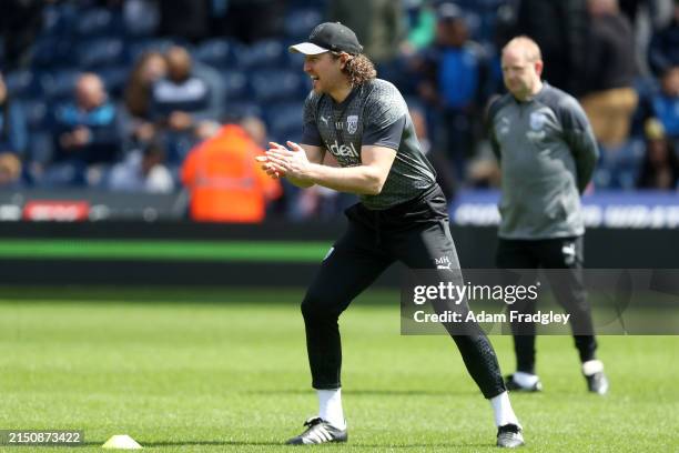 Michael Hefele Coach of West Bromwich Albion ahead of the Sky Bet Championship match between West Bromwich Albion and Preston North End at The...