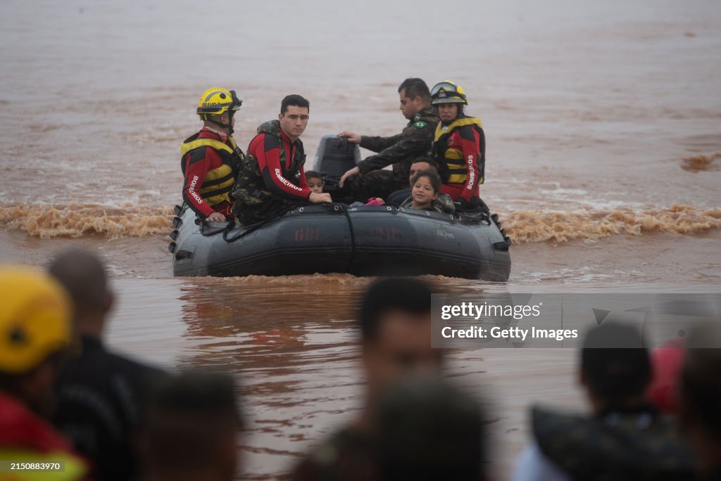 Heavy Rains Batter Brazilian Southern State of Rio Grande do Sul