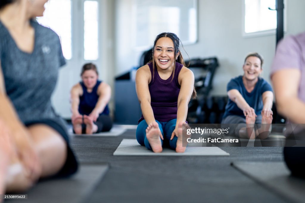 Women Stretching