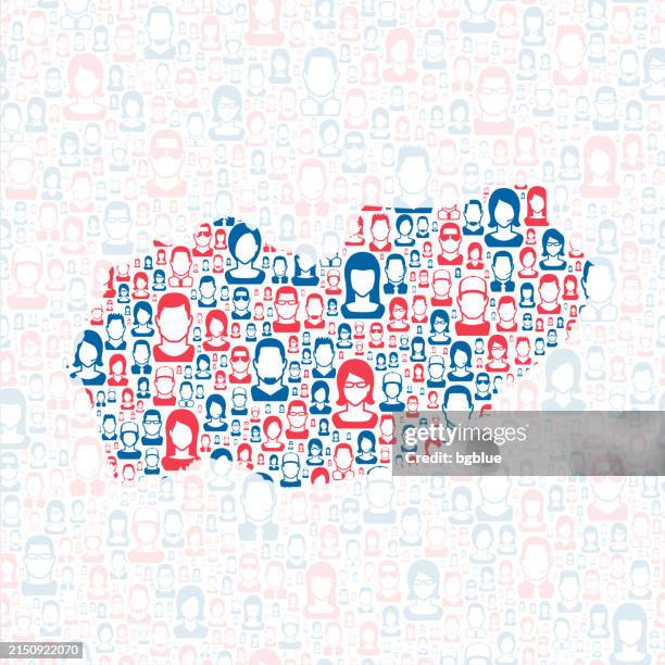 el dorado county, california. map with blue and red people - placerville ca stock illustrations