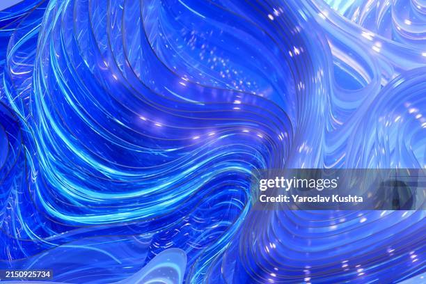 vibrant data wave pattern background cgi - deep learning stock pictures, royalty-free photos & images