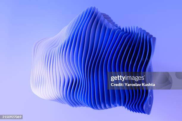 vibrant 3d wave pattern background cgi - data visualization abstract stock pictures, royalty-free photos & images