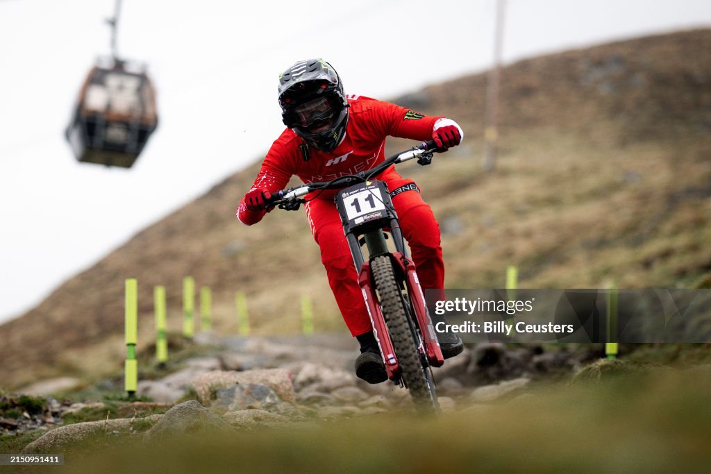 Thibault Dapréla of France rides during the Semi Finals of the UCI