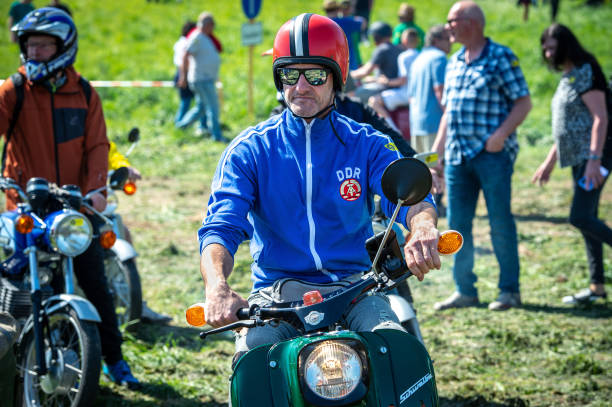 DEU: DDR Motorcycle Enthusiasts Gather For "Ost Krad Treffen"
