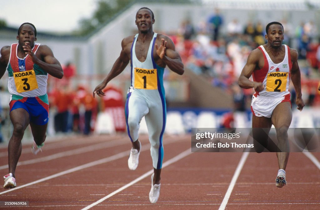 Linford Christie At 1989 Kodak Classic In Gateshead