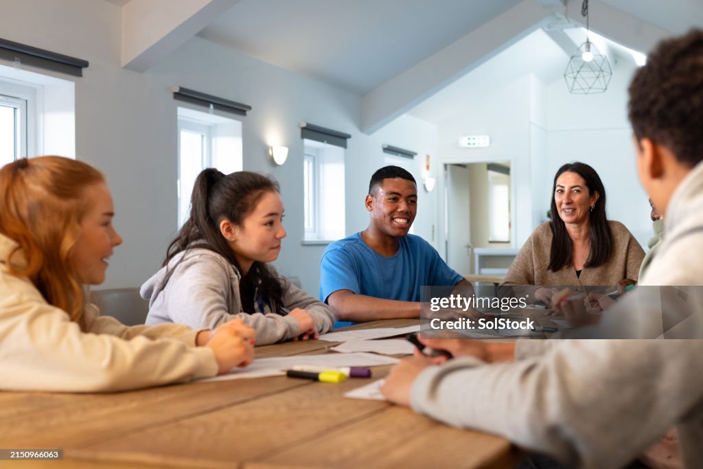 Volunteers Meeting Together