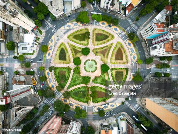 square raul soares in the mining city of belo horizonte - belo horizonte stock pictures, royalty-free photos & images