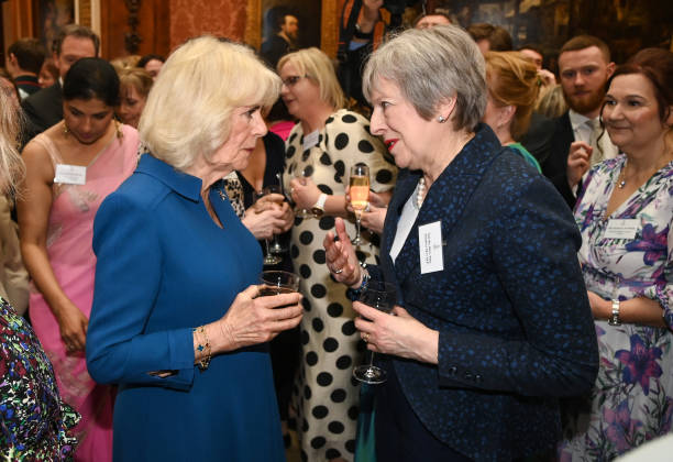 GBR: Queen Camilla Hosts Reception For Those Who Support Survivors Of Sexual Assault