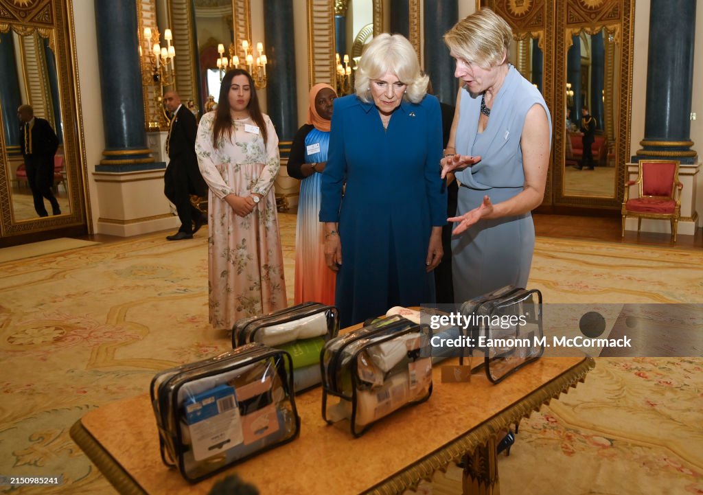 Queen Camilla Hosts Reception For Those Who Support Survivors Of Sexual Assault