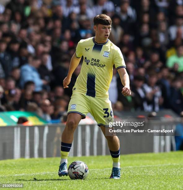 Preston North End's Josh Seary during the Sky Bet Championship match between West Bromwich Albion and Preston North End at The Hawthorns on May 4,...