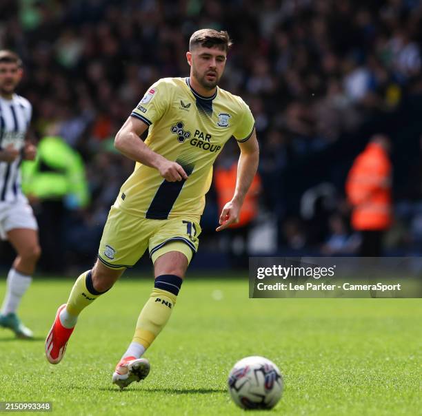 Preston North End's Layton Stewart during the Sky Bet Championship match between West Bromwich Albion and Preston North End at The Hawthorns on May...