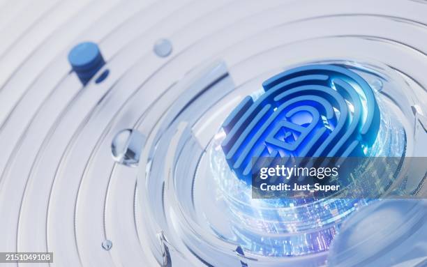 ai artificial intelligence security sentinel password cyber security ransomware email phishing encrypted technology, digital information protected secured lock - sob proteção imagens e fotografias de stock