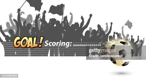 stockillustraties, clipart, cartoons en iconen met match scoring - internationale voetbal