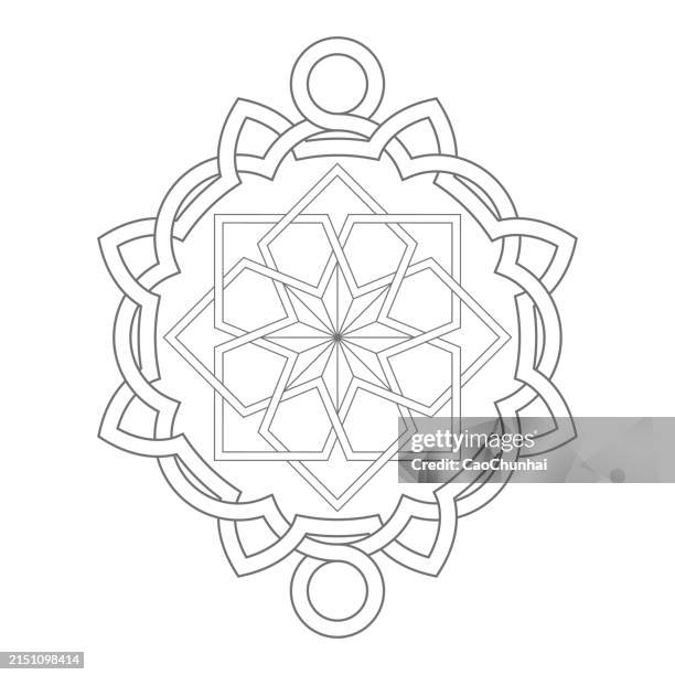medieval style(celtic knot) pattern - celtic knot stock illustrations