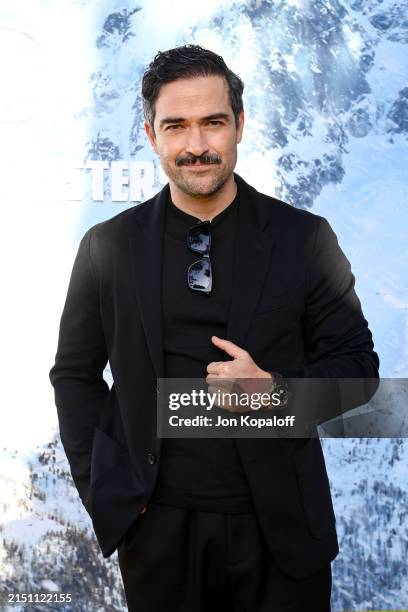 Alfonso Herrera attends as Montblanc Celebrates 100 years Of Meisterstück, Written and Directed by Wes Anderson at The Paramour Estate on May 01,...