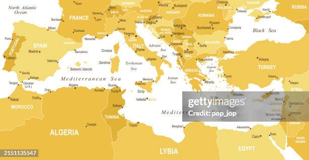 Sea Region Map Vector Colored Map Of Sea Sea Region Map Vector Colored Map Of Sea Region 