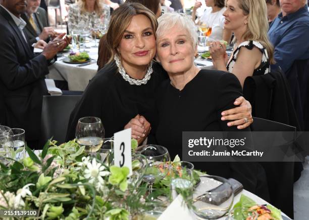 Mariska Hargitay and Glenn Close attend Variety Power Of Women New York Presented By Lifetime at Cooper Hewitt, Smithsonian Design Museum on May 02,...