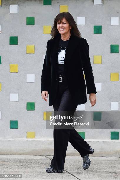 Designer Virginie Viard walks the runway during the Chanel Cruise 2024-2025 show on May 02, 2024 in Marseille, France.