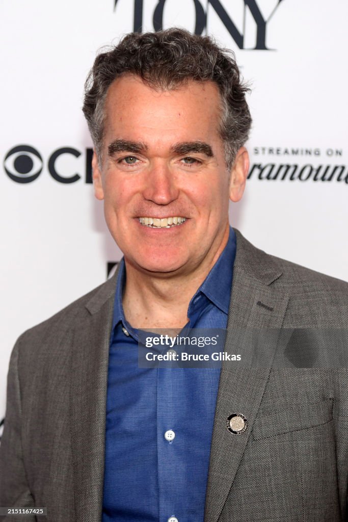 Brian d'Arcy James poses at the 2024 Meet The Tony Awards Nominees at Brian d'Arcy James poses at the 2024 Meet The Tony Awards Nominees at