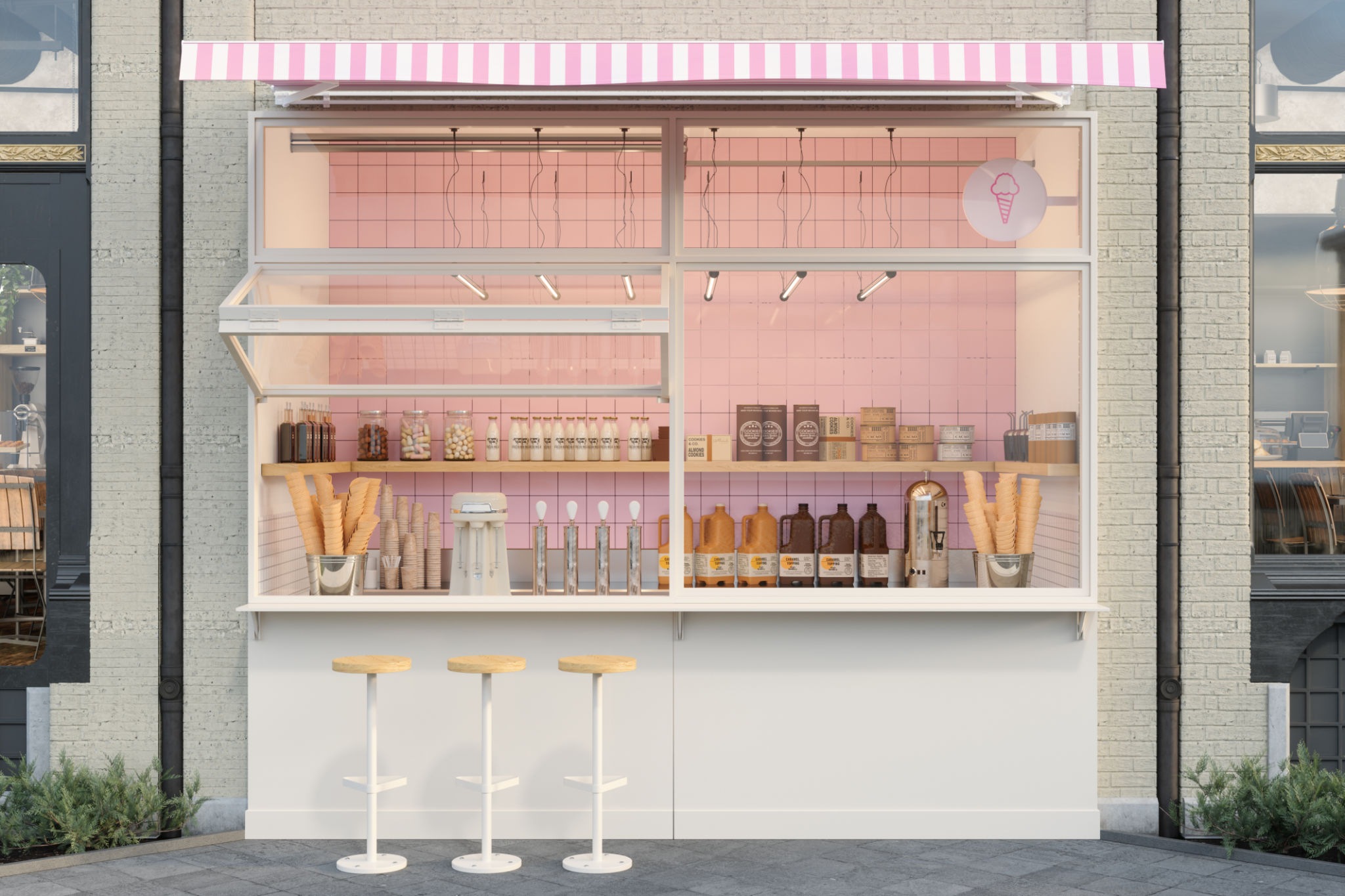 ice cream shop