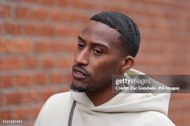 Youtuber Andres Felipe Valencia Barrientos, known as "Yung Filly" ahead of the Premier League match at Selhurst Park, London. Picture date: Monday...