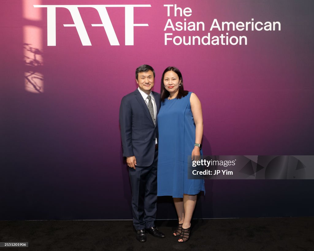 Legend Li Lu Li Lu and Eva Li Lu attend the TAAF Heritage Month Awards Dinner at ...