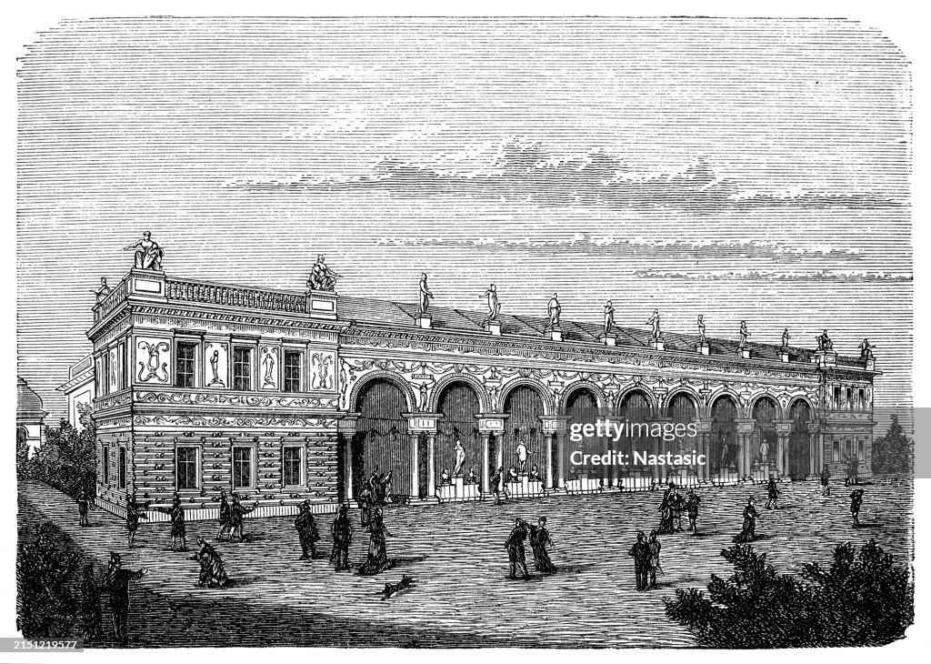 Austrian facade.Valhalla