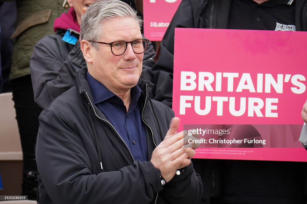 Labour Leader Keir Starmer Meets New Labour MP Chris Webb