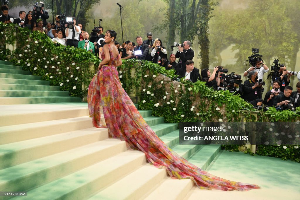 Maleah Joi Moon arrives for the 2024 Met Gala at the Metropolitan