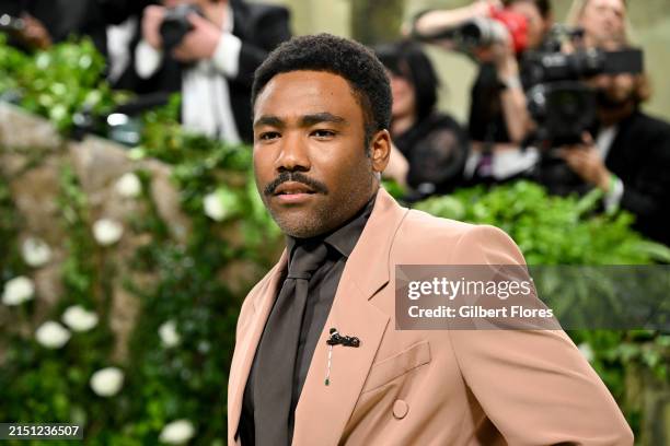 Donald Glover at the 2024 Met Gala: "Sleeping Beauties: Reawakening Fashion" held at The Metropolitan Museum of Art on May 6, 2024 in New York City.