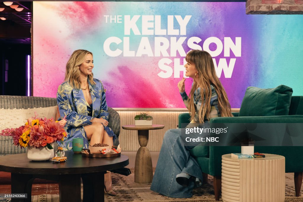 Kelly Rocbatch Emily Blunt, Kelly Clarkson -- News Photo - Getty Images