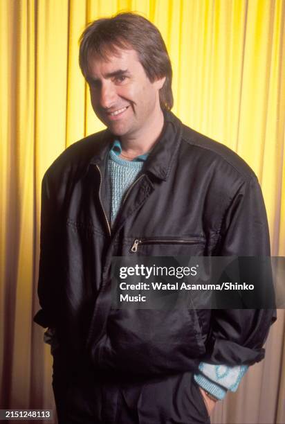 British-Irish singer-songwriter and musician Chris De Burgh, portrait, Tokyo, Japan, 4th April 1989.