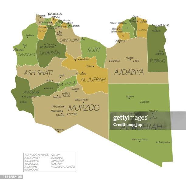 Libya Mapa 933 Libyan Map Stock Photos, High-Res Pictures, and Images - Getty Images