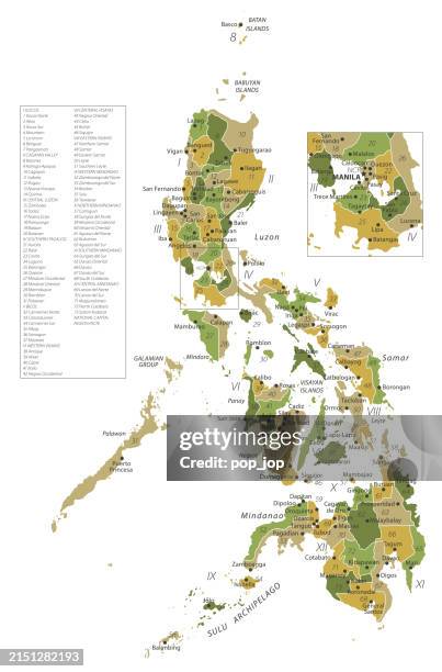 Philippines Map Vector Colored Map Of Philippines High Res Vector Philippines Map Vector Colored Map Of Philippines 