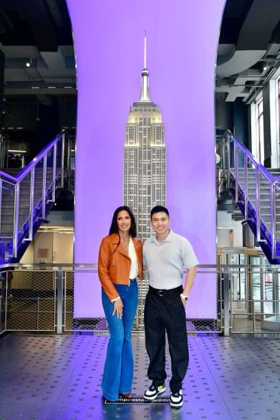 NY: Padma Lakshmi Lights the Empire State Building in Celebration of AAPI Month