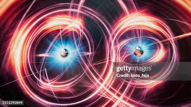 quantum correlation - proton stock pictures, royalty-free photos & images