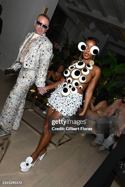 Legendary Damon and Janelle Monáe at Usher's Secret Garden Met Gala After Party held at The Times Square Edition on May 6, 2024 in New York, New York.